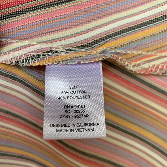 Gypsies & Moondust Striped Halter Dress Juniors 7 - Picture 9 of 9